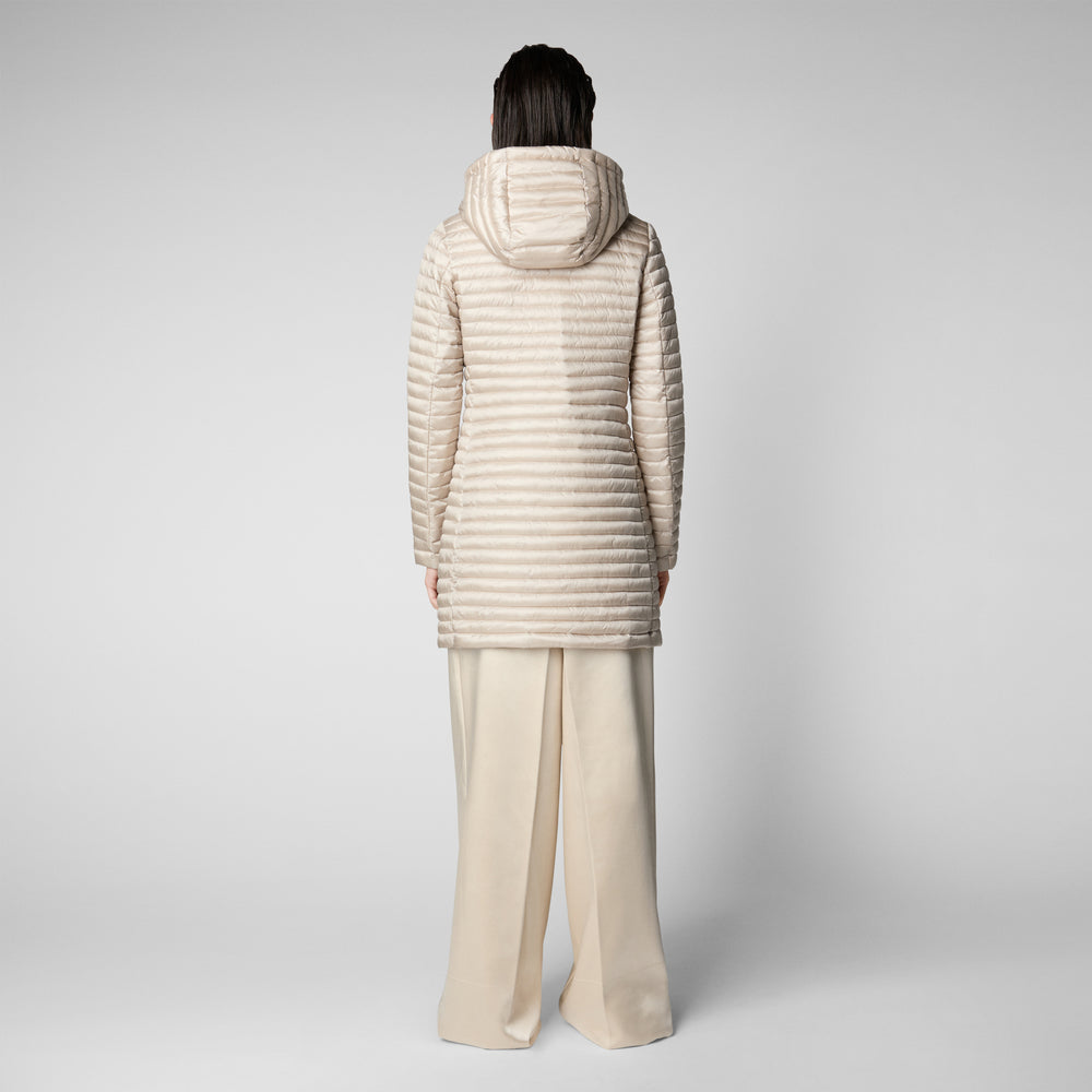 Save the duck Piumino animal free donna Megs beige sabbia Promozione Limitata