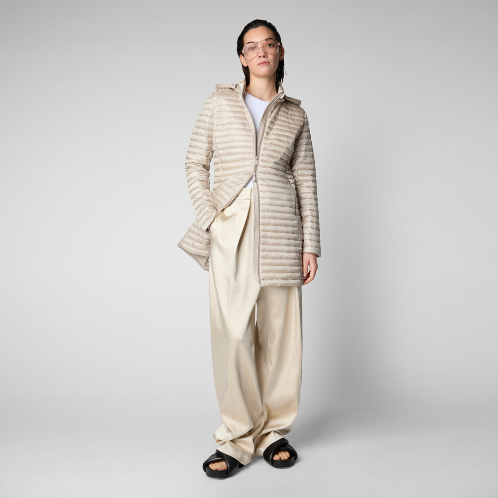 Save the duck Piumino animal free donna Megs beige sabbia Promozione Limitata