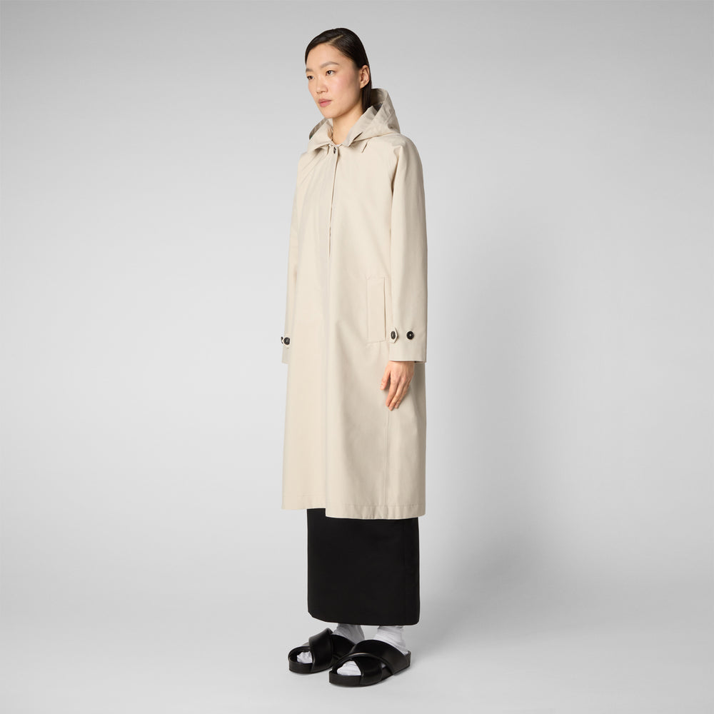 Save the duck Impermeabile donna Asia beige crema Fino Al -60%