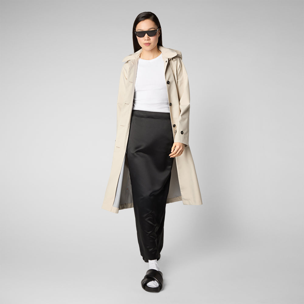 Save the duck Impermeabile donna Asia beige crema Fino Al -60%