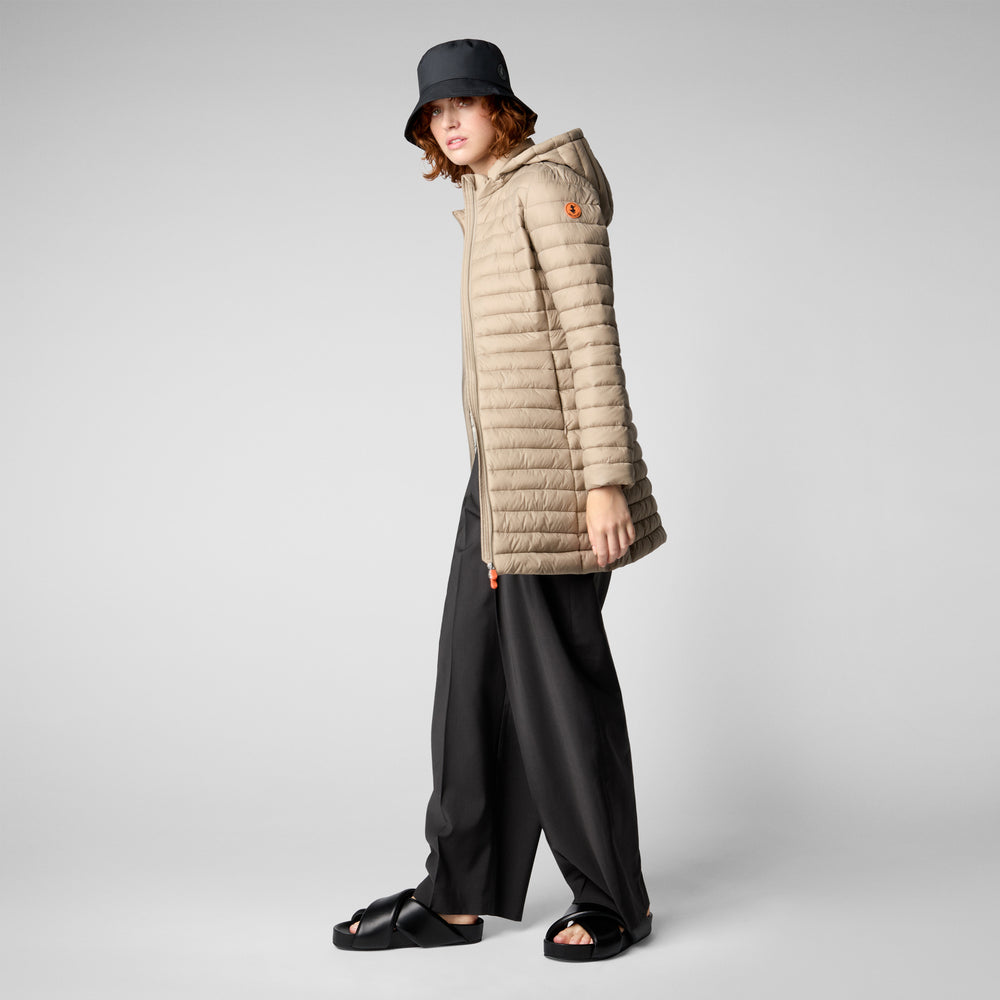 Save the duck Piumino animal free donna Bryanna Beige duna Shopping Online