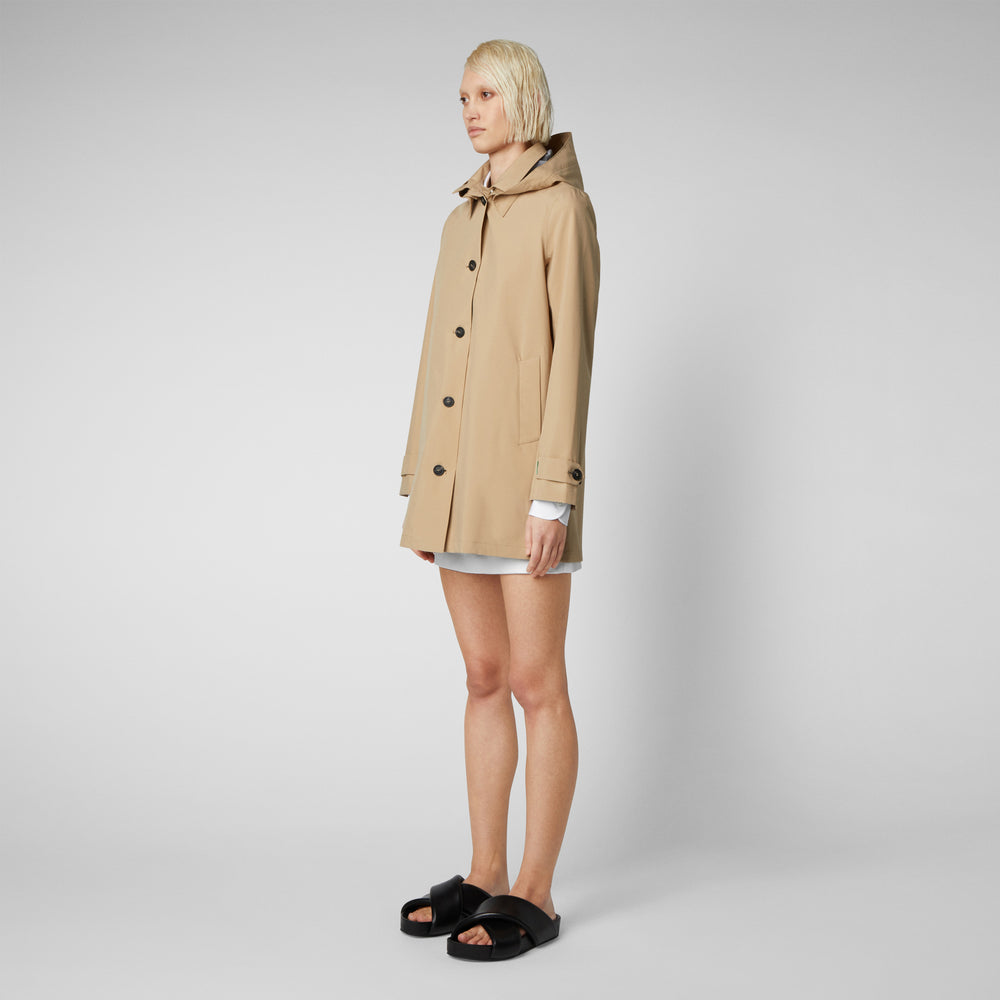 Save the duck Impermeabile donna April beige scuro Affare Del Giorno
