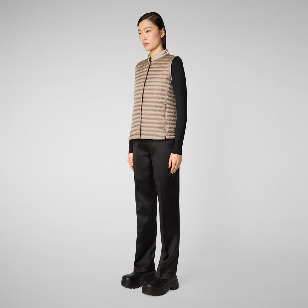 Save the duck Gilet trapuntato donna Aria grigio perla Prezzo Ridotto