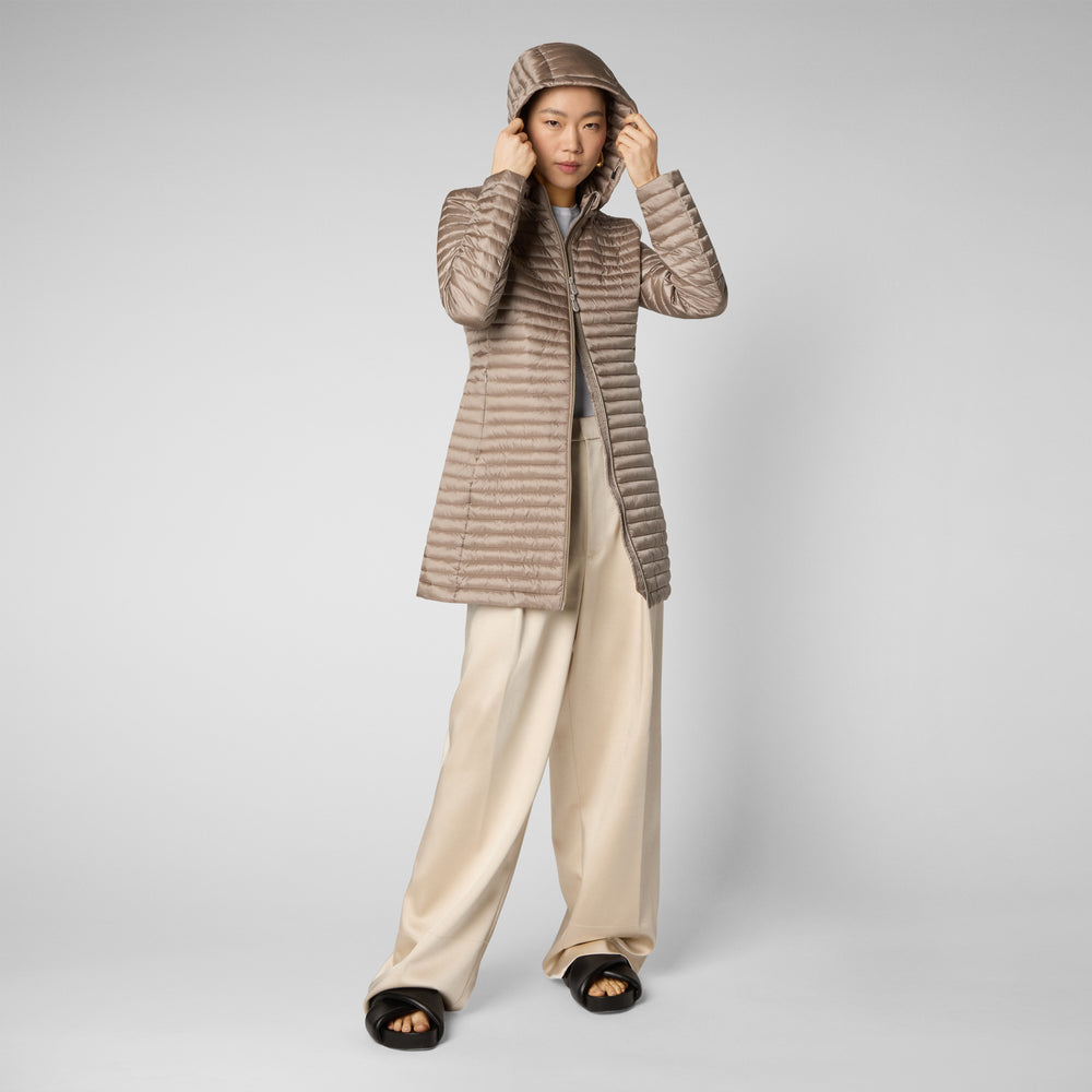 Save the duck Piumino animal free donna Megs grigio perla Sconto