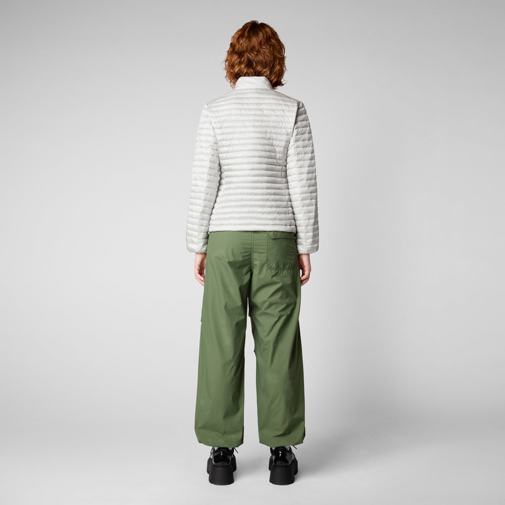 Save the duck Woman's animal puffer Andreina Grigio nebbia Offerta
