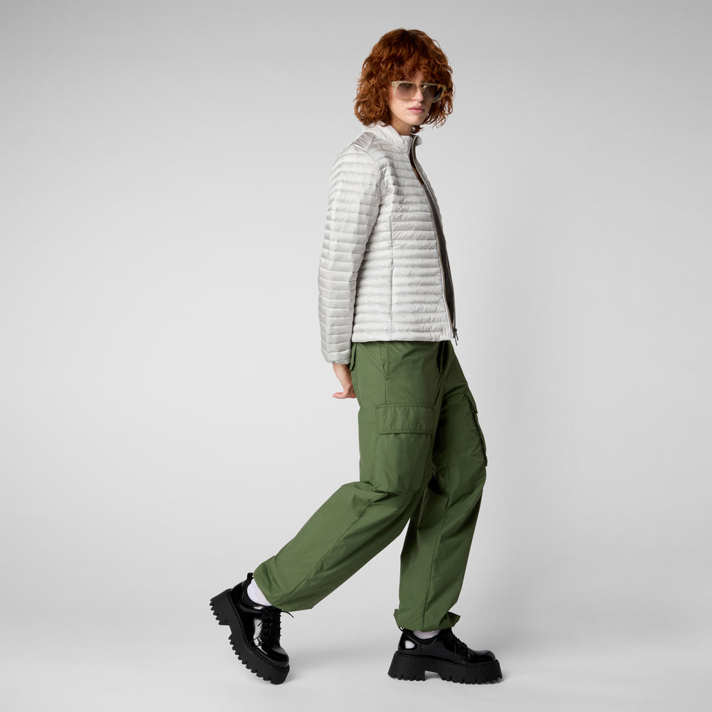 Save the duck Woman's animal puffer Andreina Grigio nebbia Offerta