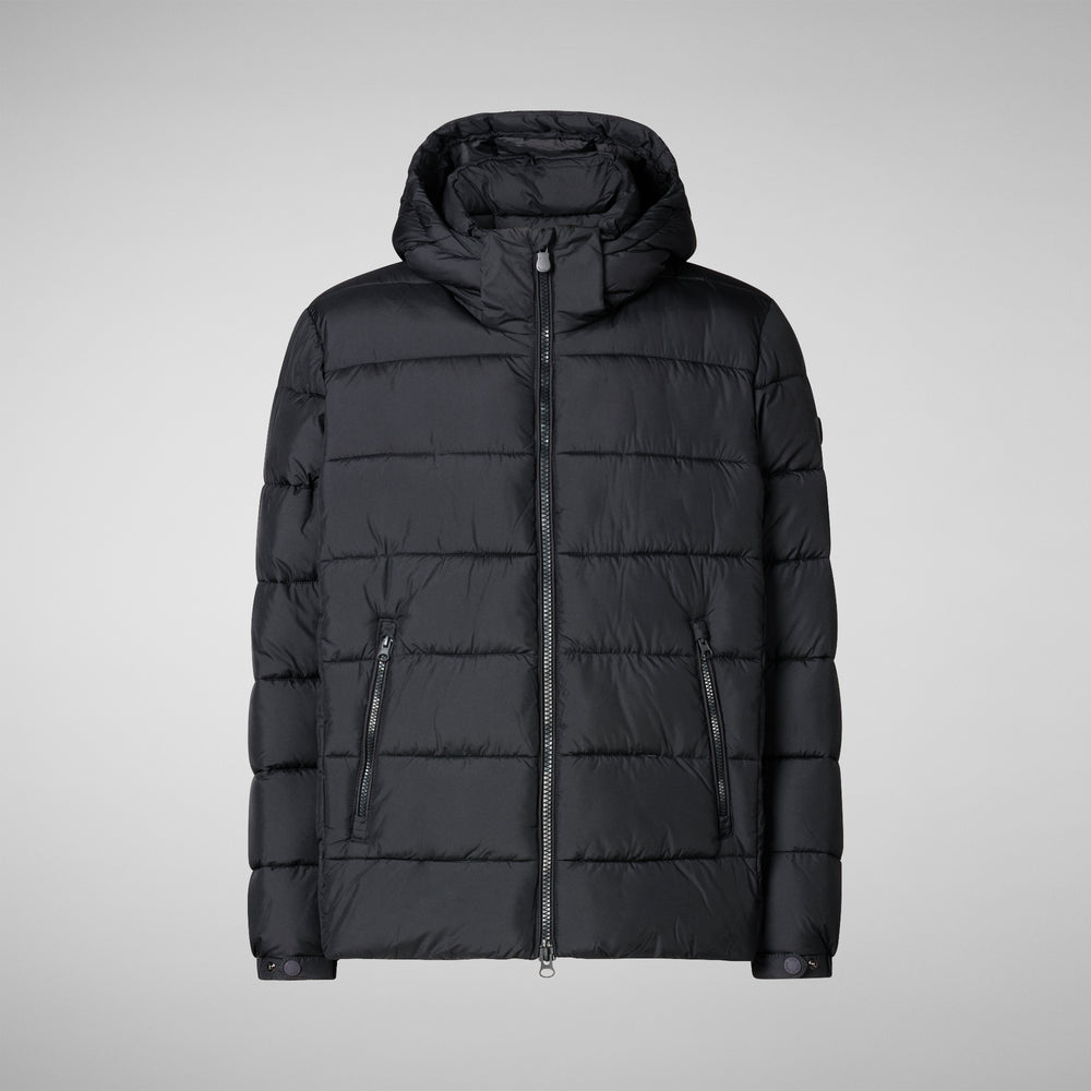 Save the duck PIUMINO ANIMAL FREE CON CAPPUCCIO UOMO LOIS NERO Online