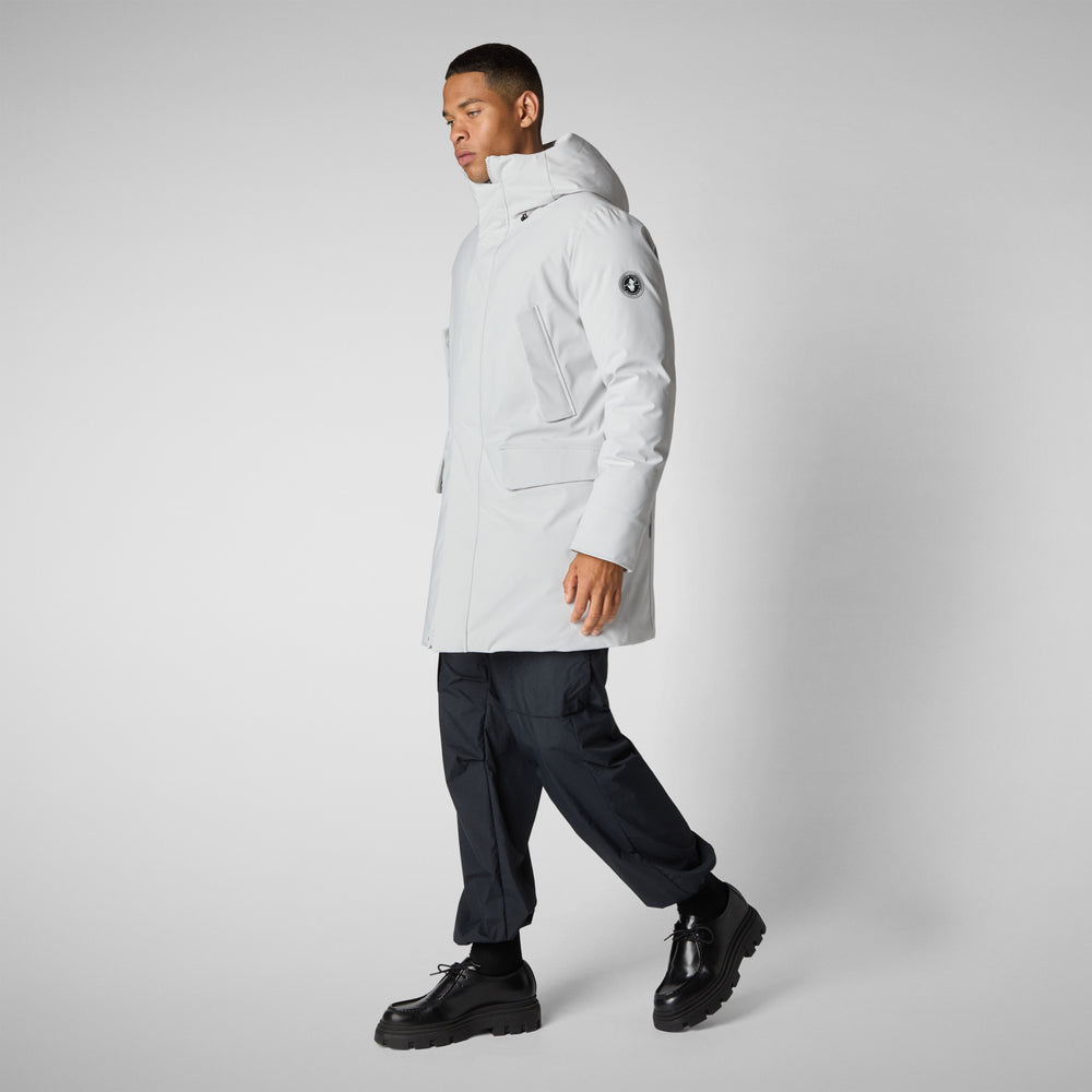 Save the duck PARKA UOMO WILSON IN FOG GREY Outlet