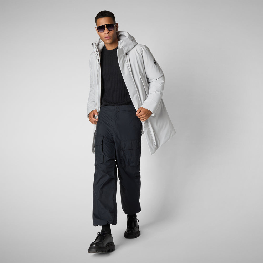 Save the duck PARKA UOMO WILSON IN FOG GREY Outlet