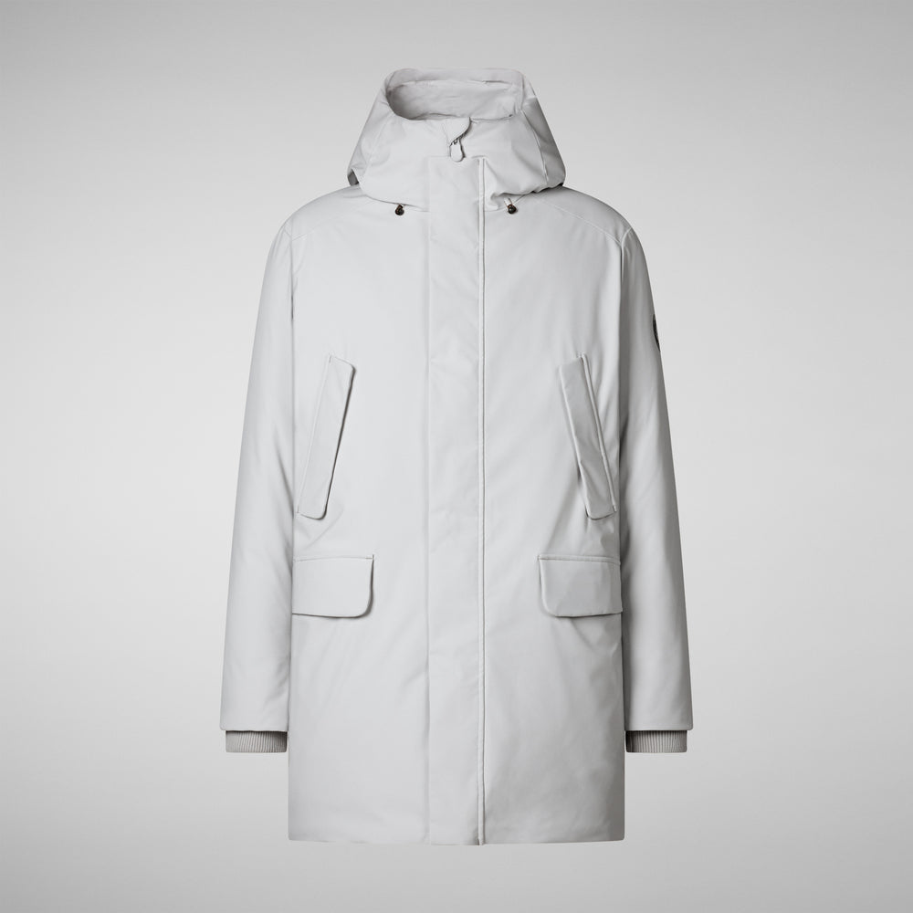 Save the duck PARKA UOMO WILSON IN FOG GREY Outlet