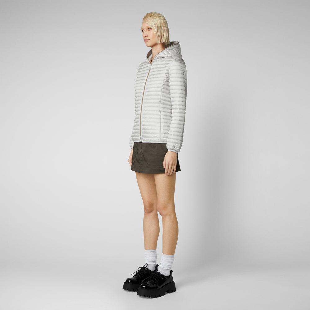 Save the duck Piumino animal-free donna Alexa Grigio nebbia Negozio