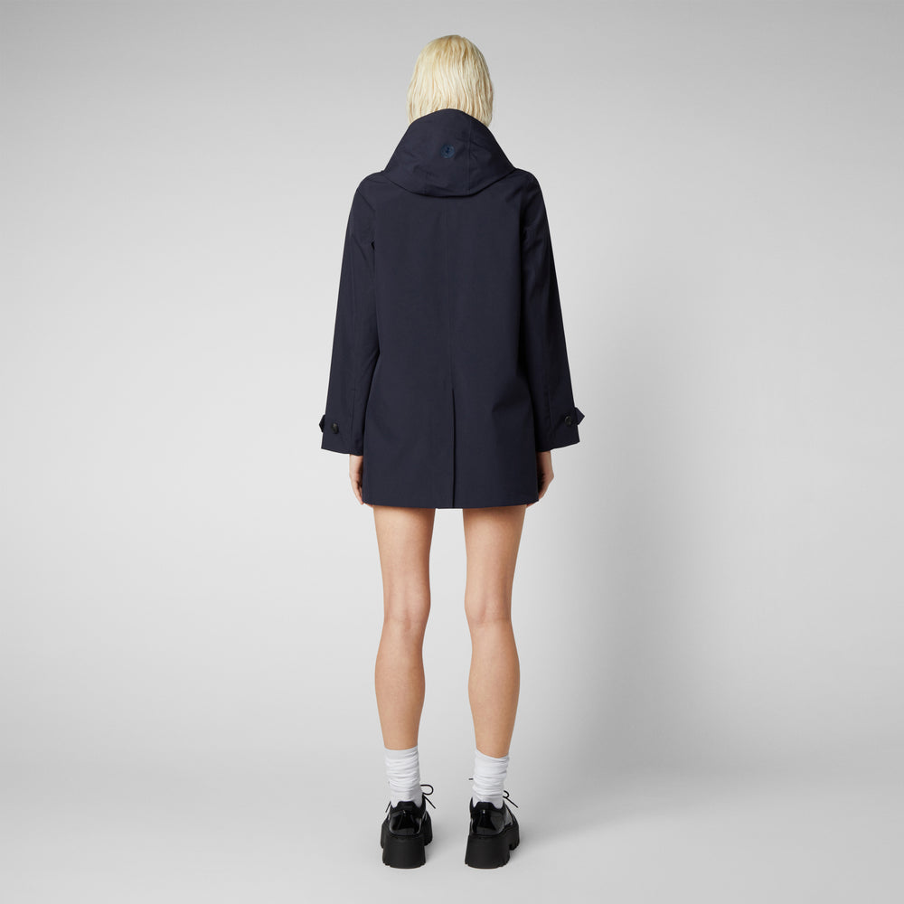 Save the duck Impermeabile donna April blu Nero Offerte esclusive