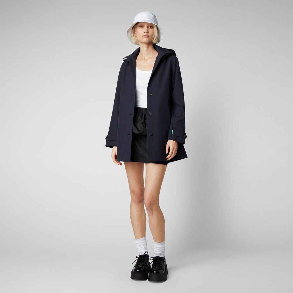Save the duck Impermeabile donna April blu Nero Offerte esclusive