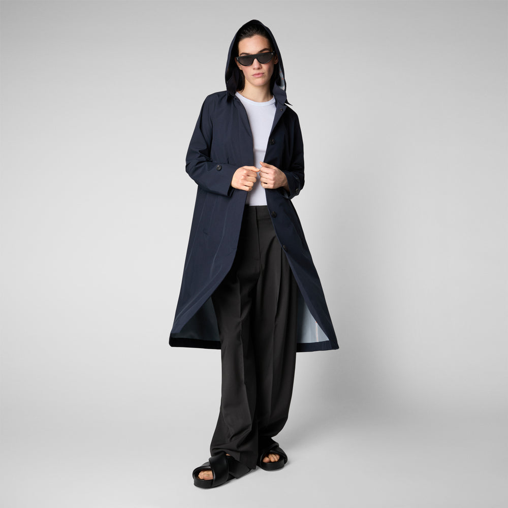 Save the duck Impermeabile donna Asia blu Nero Grandi sconti