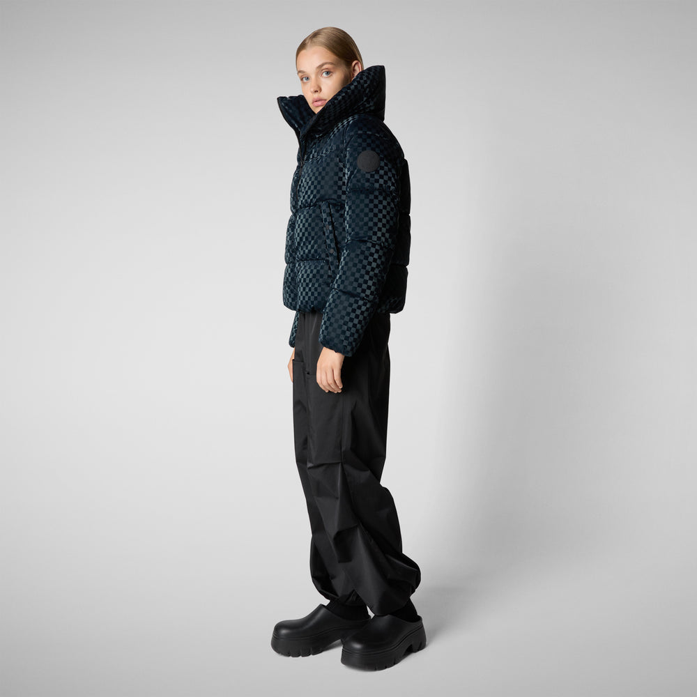 Save the duck GIACCA DONNA ALAS BLU NERO Rilascio limitato