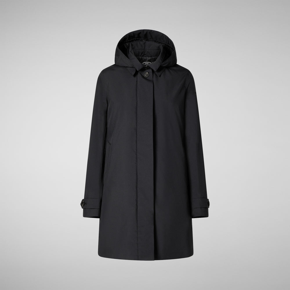Save the duck CAPPOTTO CON CAPPUCCIO EMBIE BLU NERO Ultimi due giorni