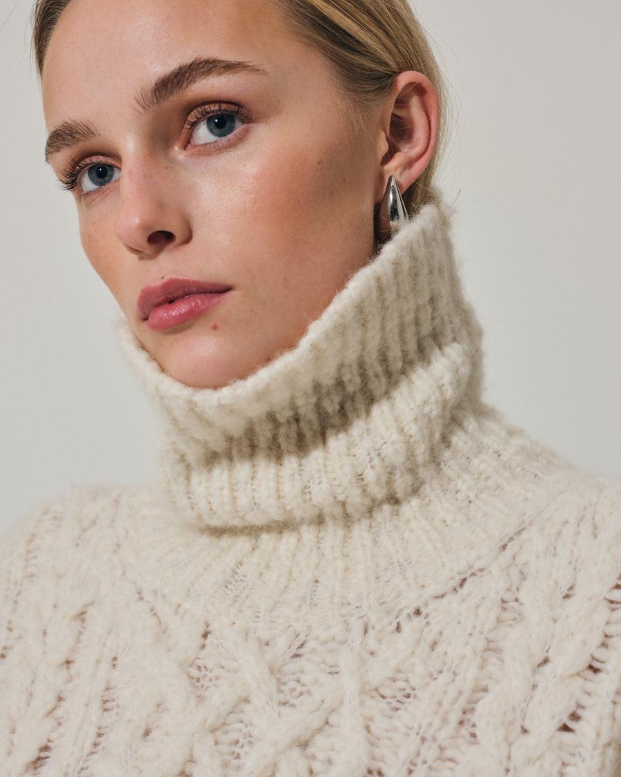 Scaglione PONCHO PUNTO ARAN MILK Promozione Limitata