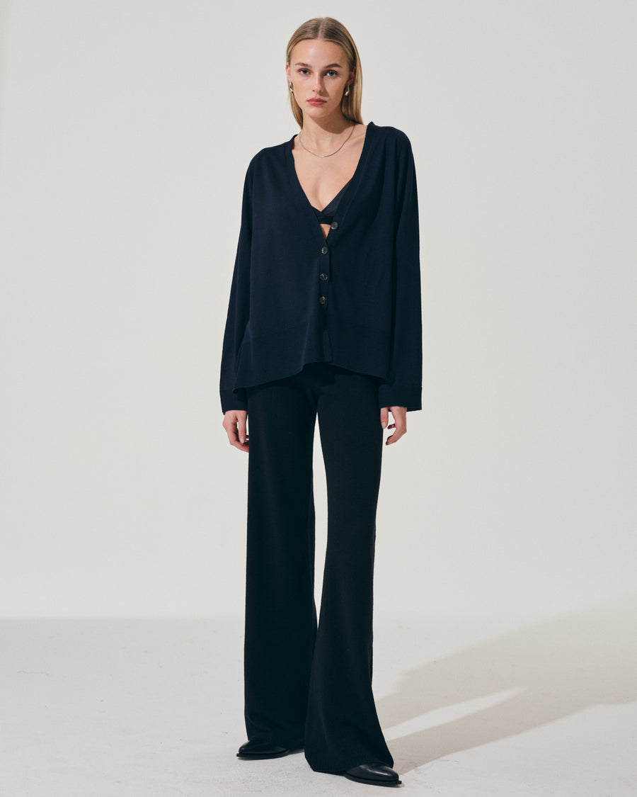 Scaglione CARDIGAN MERINO LUX NAVY Online