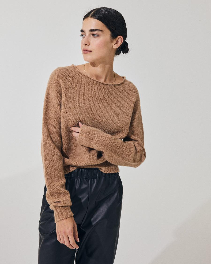 Scaglione BOAT SEAMLESS PUFFED CASHMERE CAMEL I Più Venduti