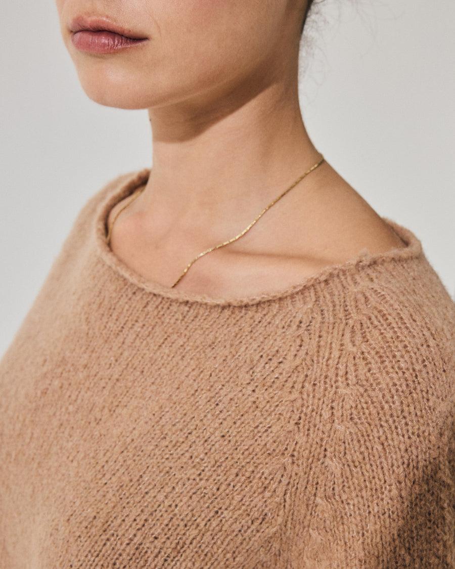 Scaglione BOAT SEAMLESS PUFFED CASHMERE CAMEL I Più Venduti