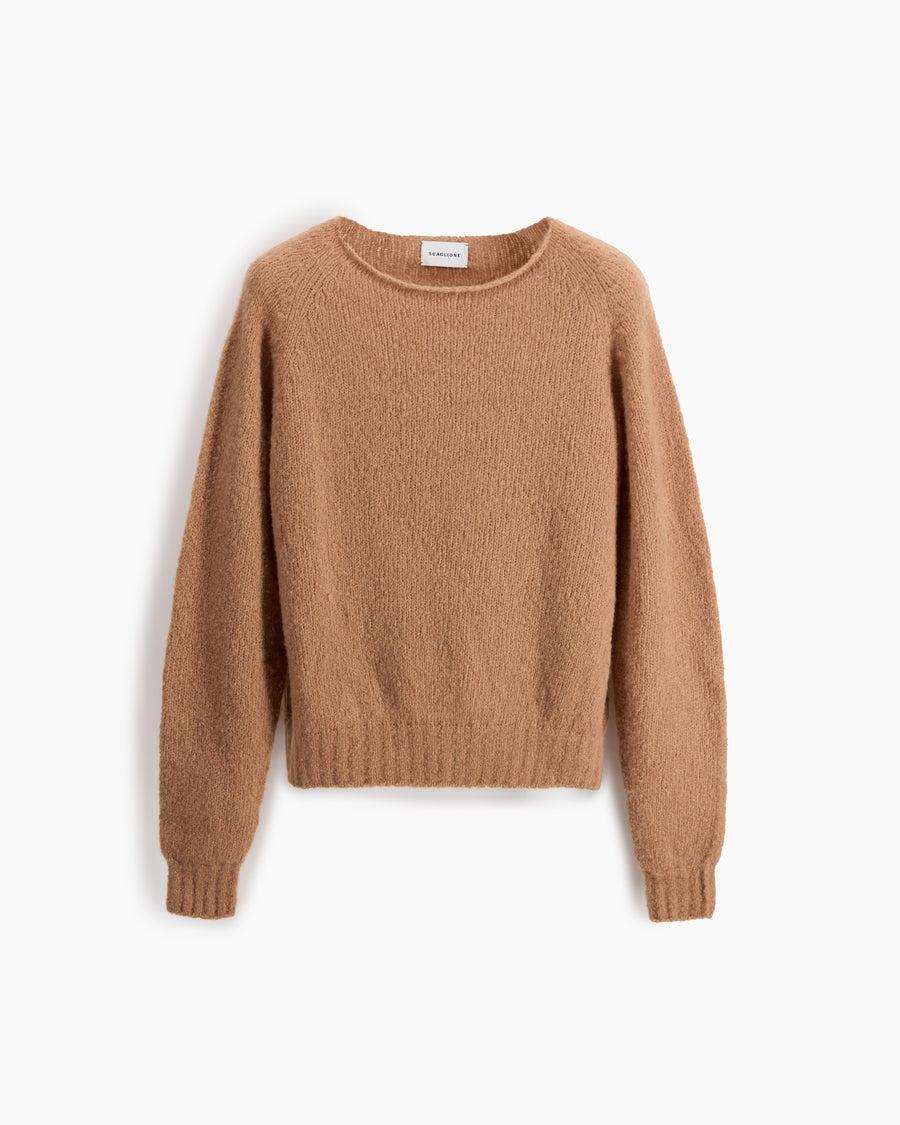 Scaglione BOAT SEAMLESS PUFFED CASHMERE CAMEL I Più Venduti