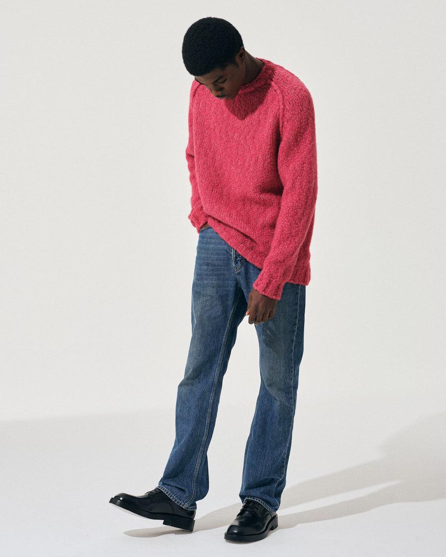 Scaglione ROUND NECK RAGLAN SOFT ALPACA DAHLIA Acquista Ora