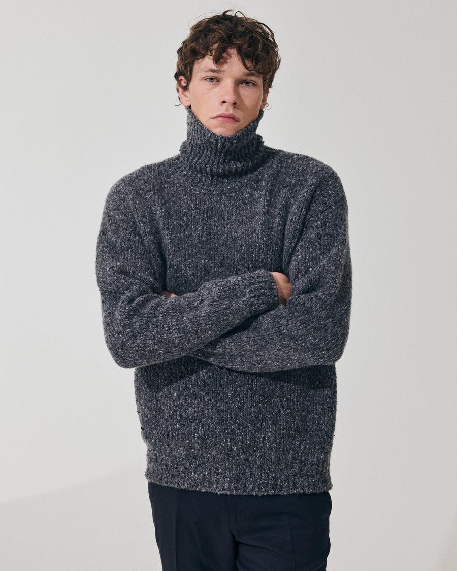 Scaglione TURTLE NECK MAXI CASHMOULINE' BLACK Promozione Limitata