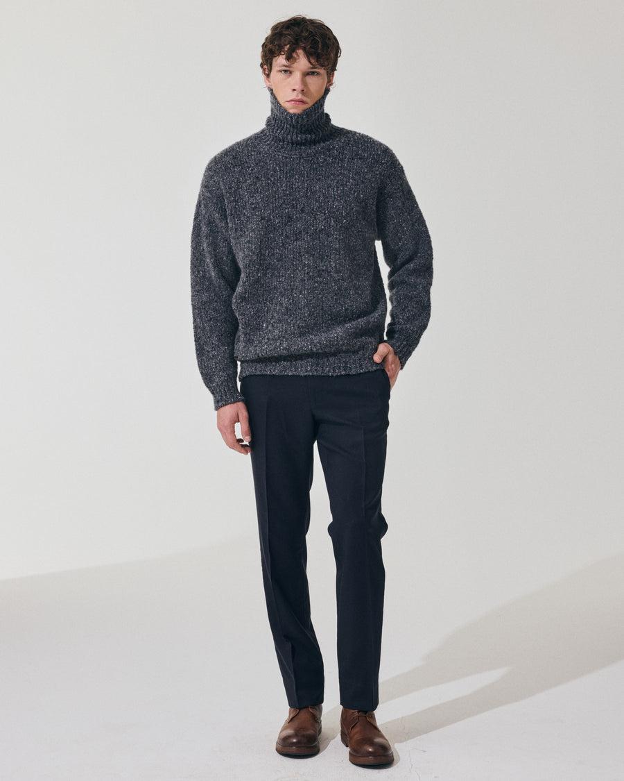 Scaglione TURTLE NECK MAXI CASHMOULINE' BLACK Promozione Limitata