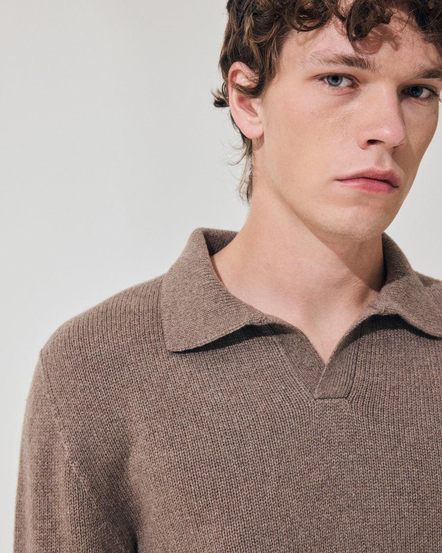 Scaglione OPEN POLO HYBRD CASHMERE TAUPE Prezzo Ridotto