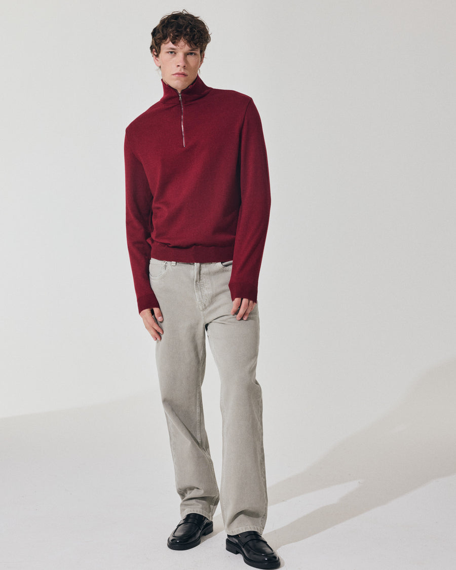 Scaglione ARMY ZIP COMPACT MERINO MERLOT Novità