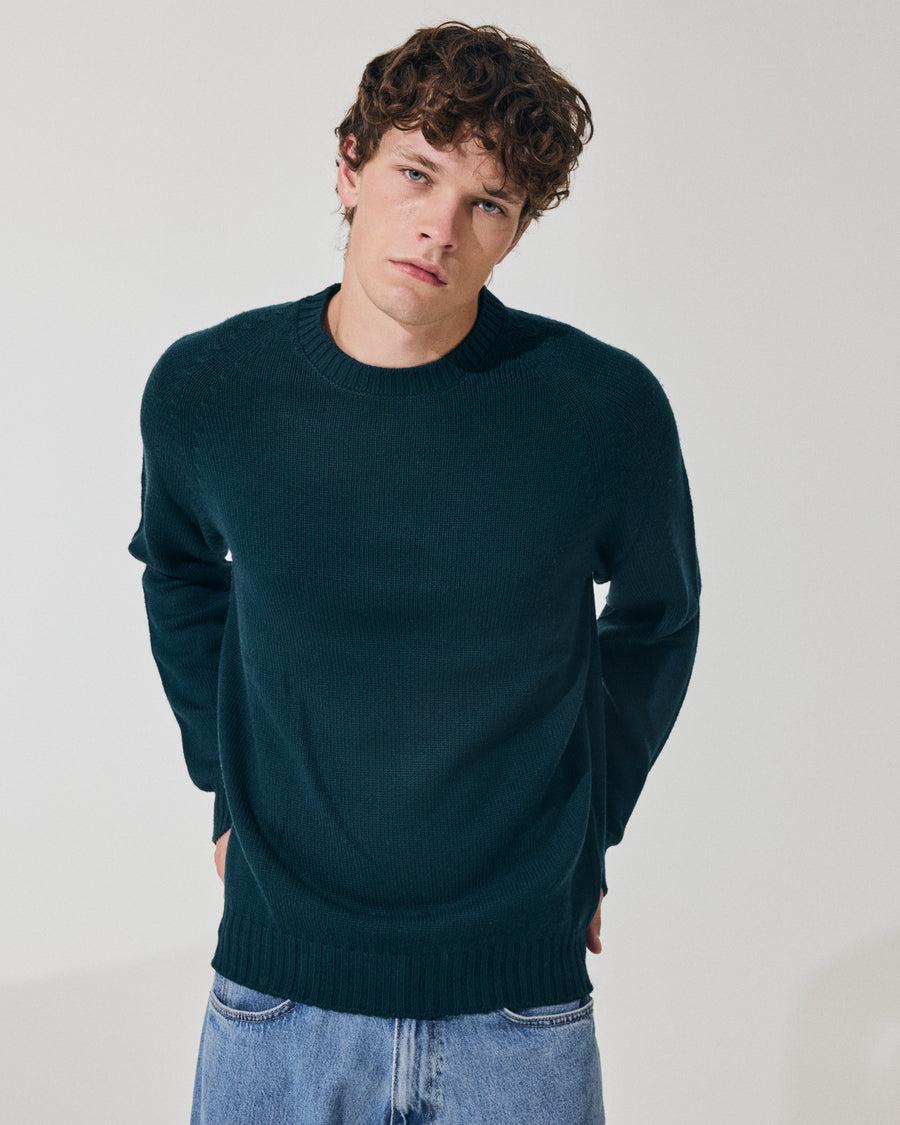 Scaglione ROUND NECK RAGLAN SOFT MERINO FOREST Online