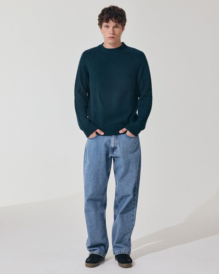 Scaglione ROUND NECK RAGLAN SOFT MERINO FOREST Online