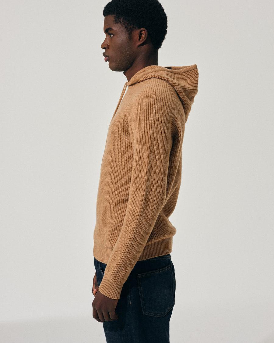 Scaglione HOODIE FISHERMAN MIXCASH CARAMEL I Più Venduti