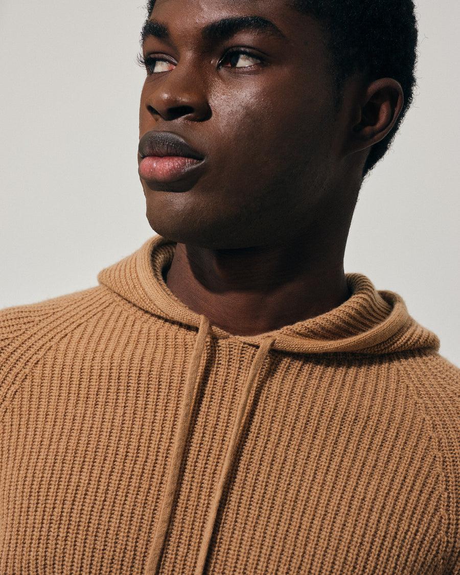 Scaglione HOODIE FISHERMAN MIXCASH CARAMEL I Più Venduti
