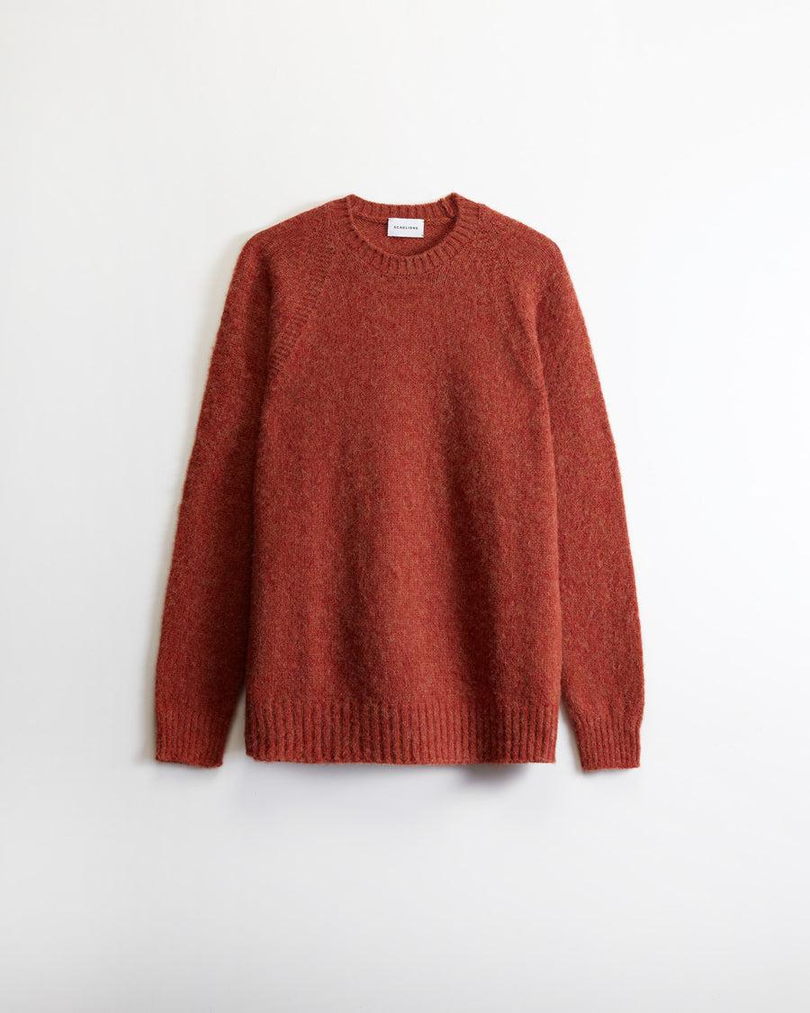 Scaglione ROUND NECK RAGLAN SEAMLESS BRUSHED SPICE Italia