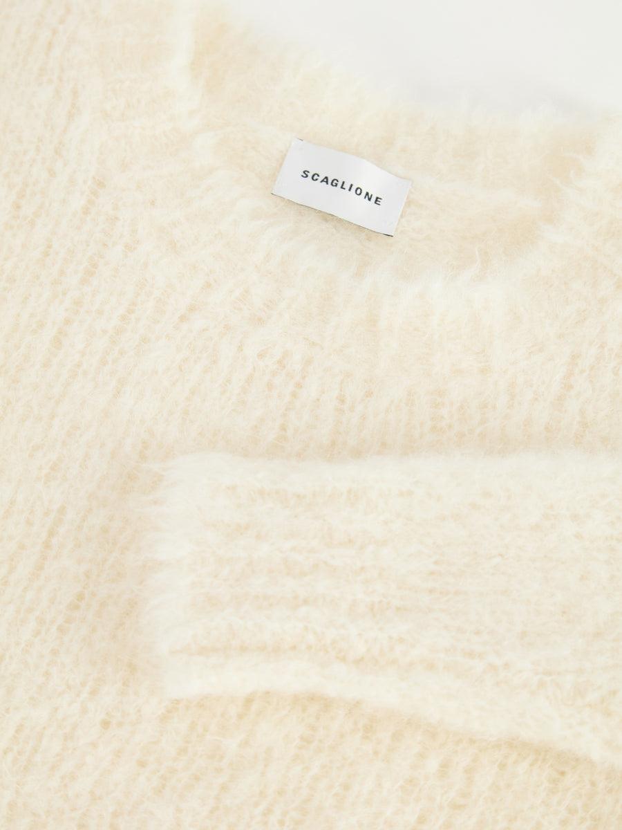Scaglione ROUND NECK TRAPEZIO MILK Nuovo