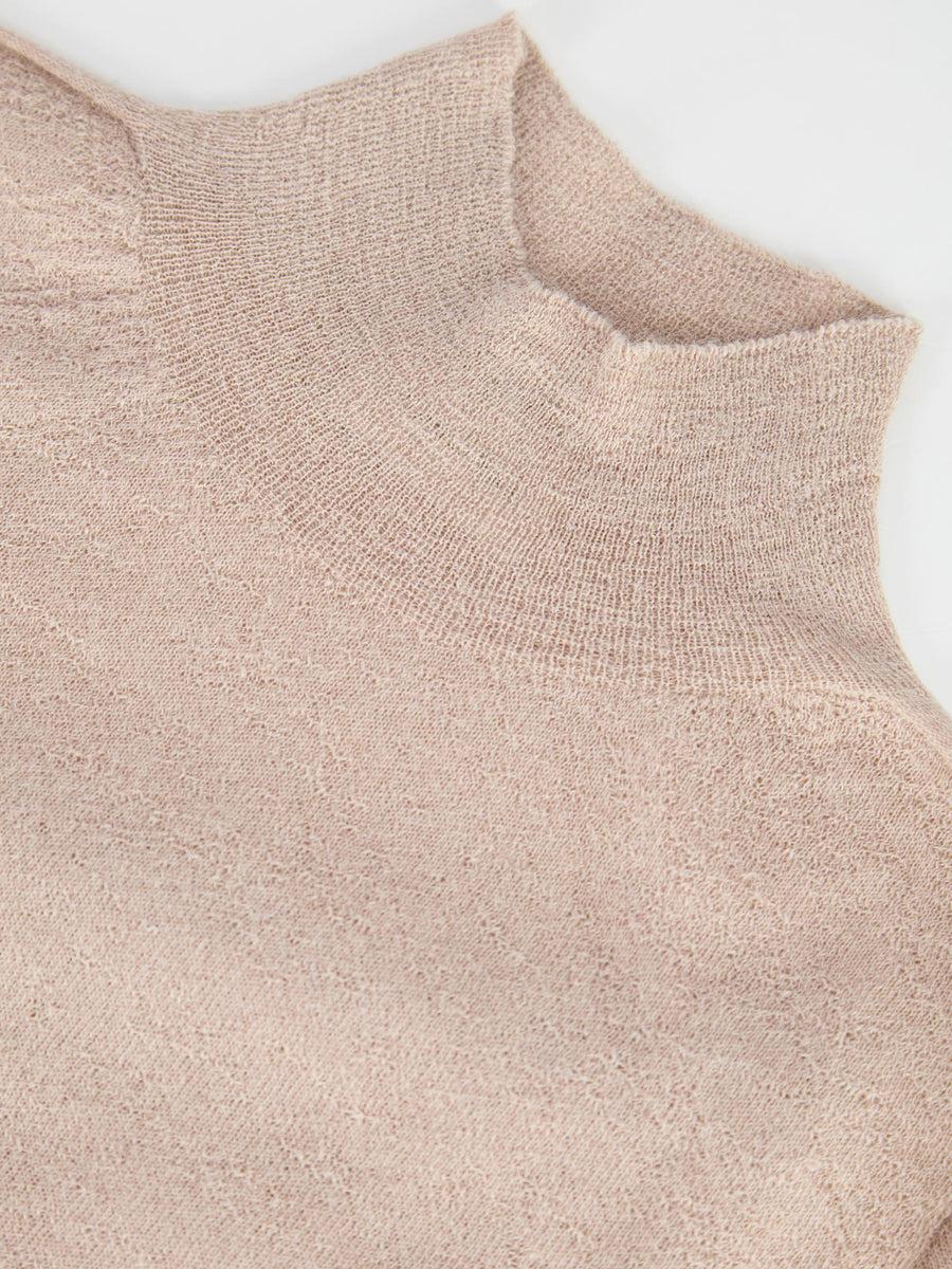 Scaglione MOCKNECK ULTRALIGHT SEAMLESS BEIGE Pezzi Unici