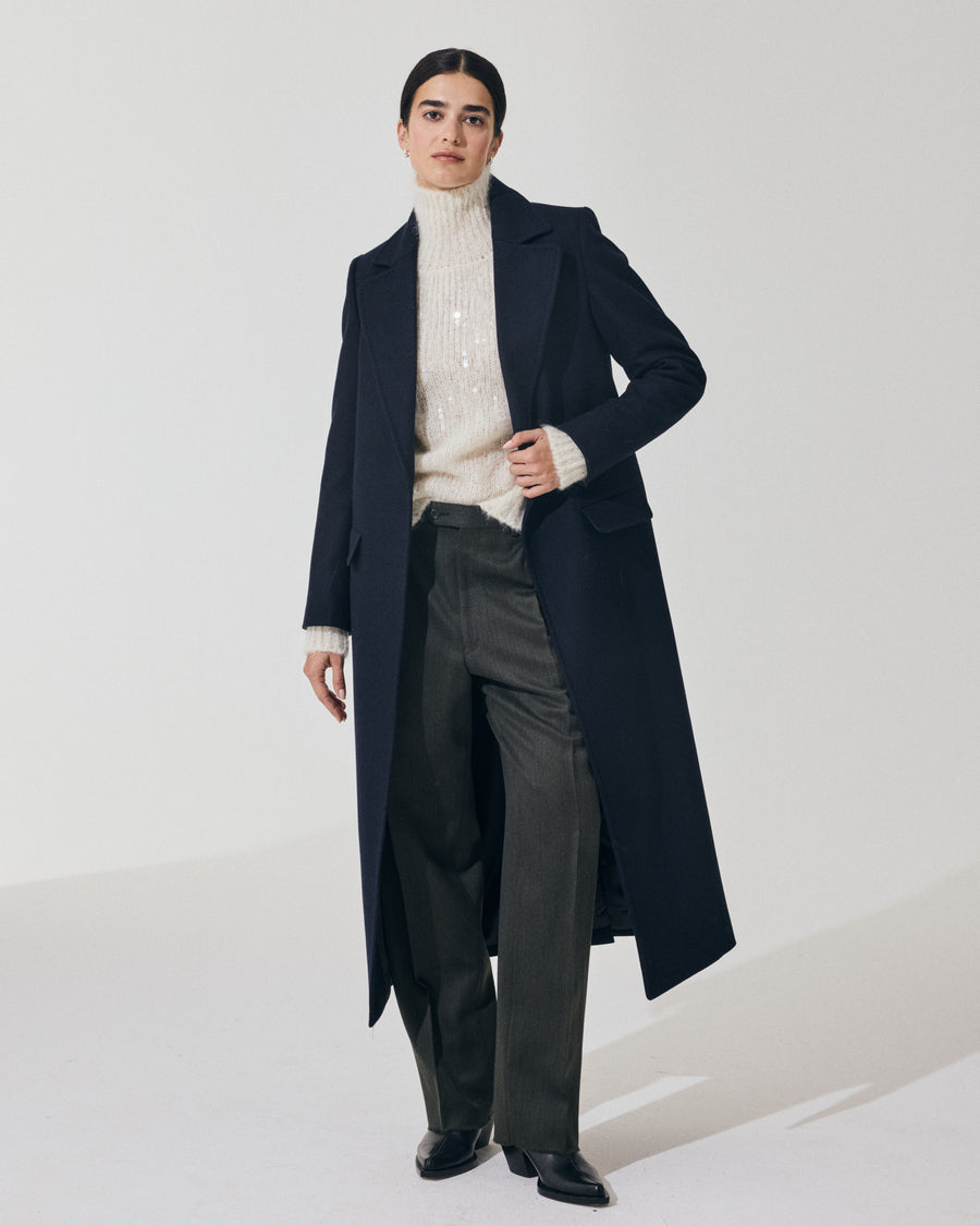 Scaglione COAT PETTO SEMPLICE NAVY Soddisfazione Garantita