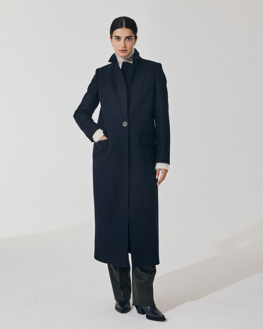 Scaglione COAT PETTO SEMPLICE NAVY Soddisfazione Garantita