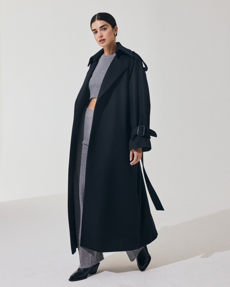 Scaglione TRENCHCOAT NAVY Fino Al -60%