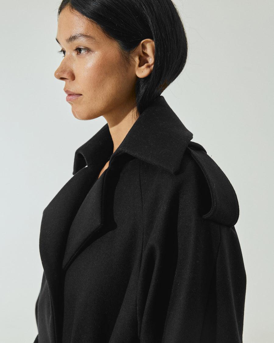 Scaglione TRENCHCOAT BLACK Shopping Online