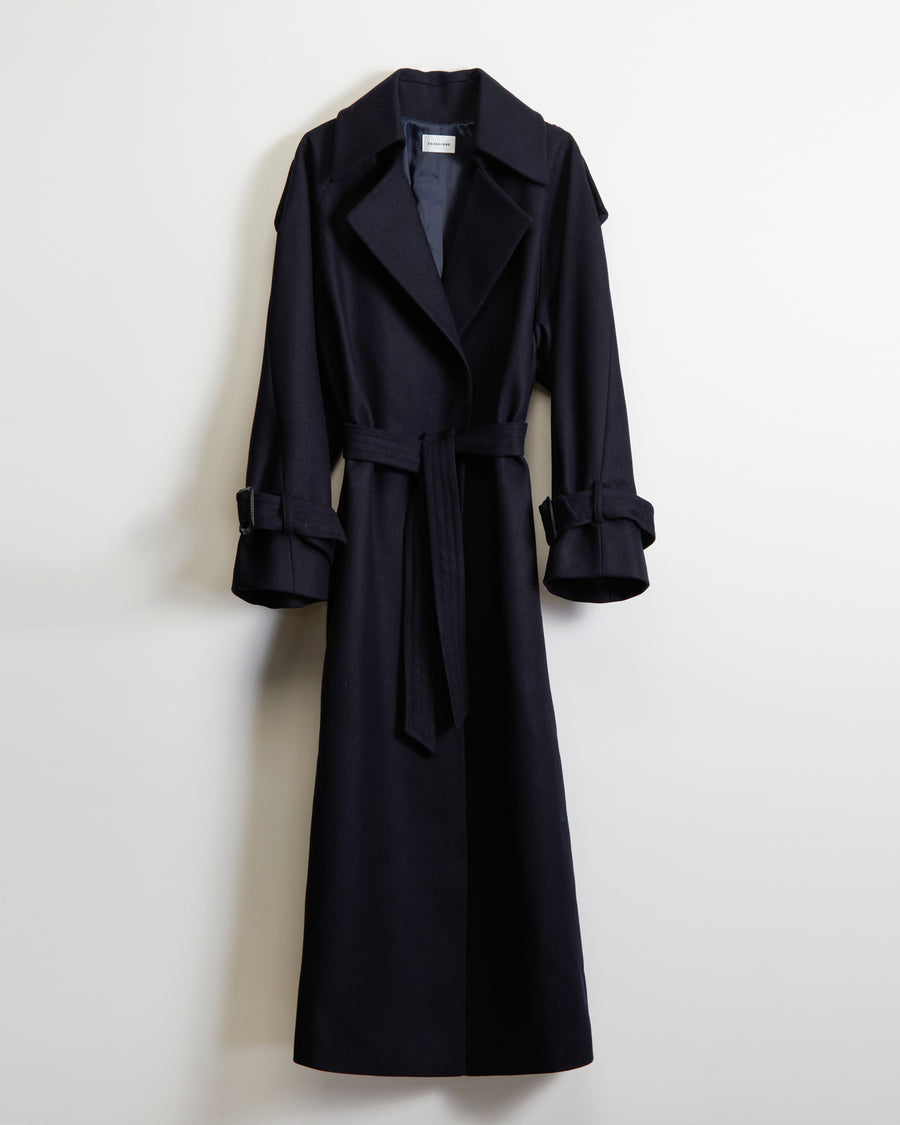 Scaglione TRENCHCOAT BLACK Shopping Online