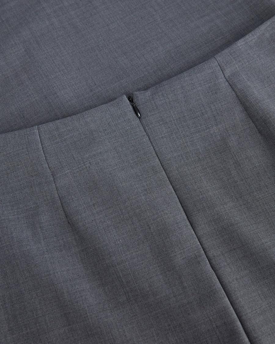 Scaglione SKIRT MERINO TUBINOLUNGA SMOG Prezzo Ridotto