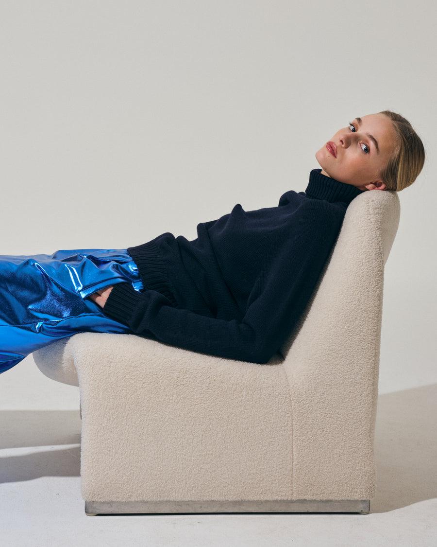 Scaglione PANTS JOGGER METAL BLUE Offerta