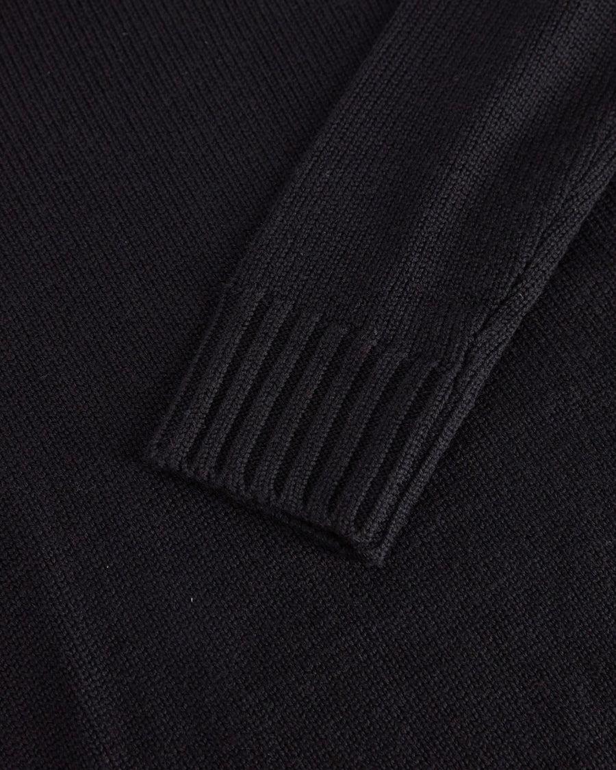 Scaglione TURTLE NECK MERINO SOFT BLACK Moda