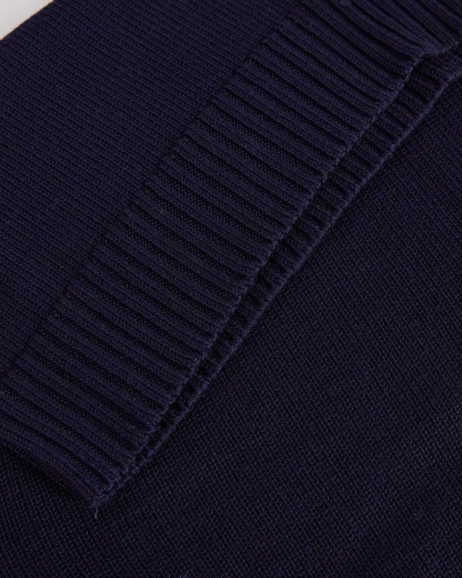 Scaglione TURTLE NECK MERINO SOFT NAVY Italia
