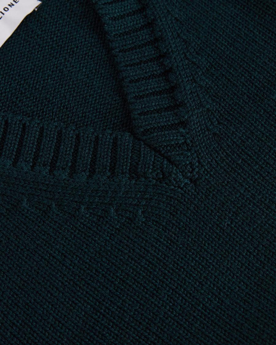 Scaglione V.NECK MERINO SOFT FOREST In Linea
