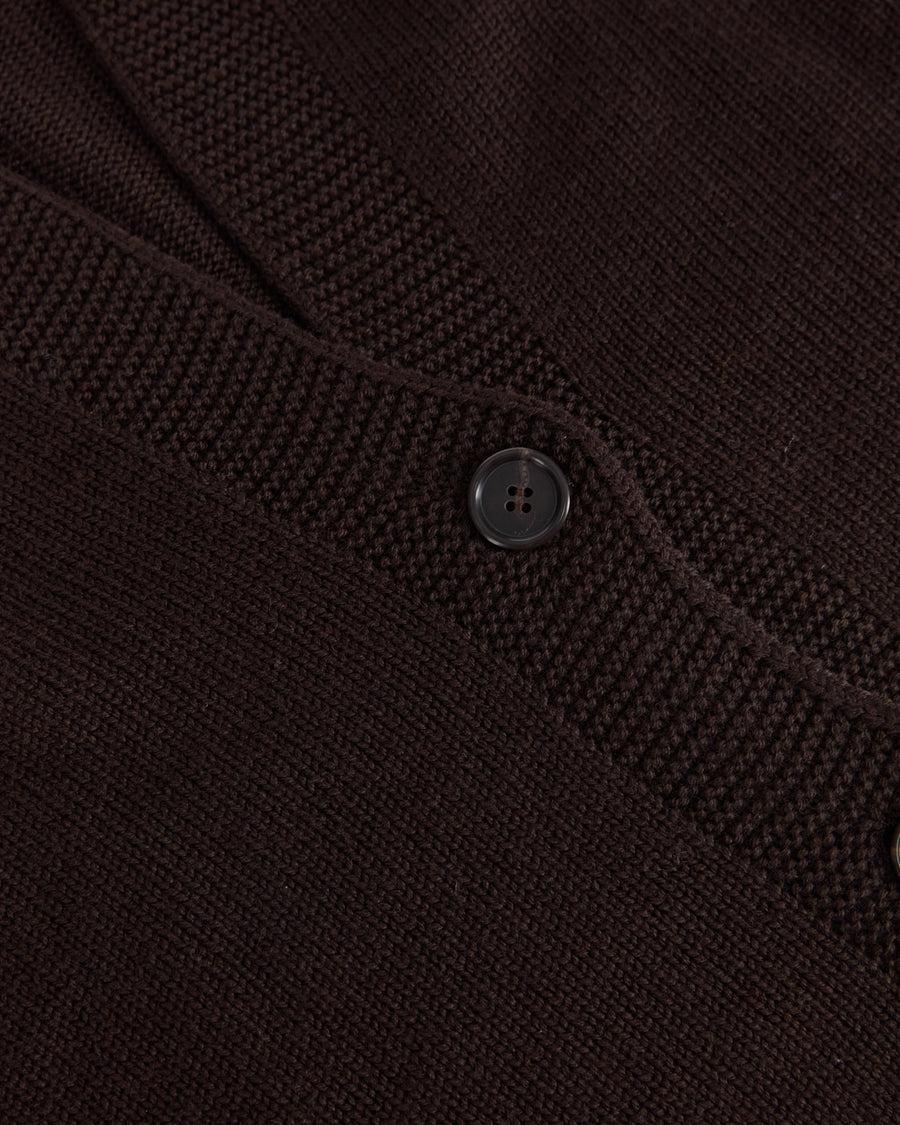 Scaglione CARDIGAN RAGLAN SEAMLESS MERINO EBANO Vendita