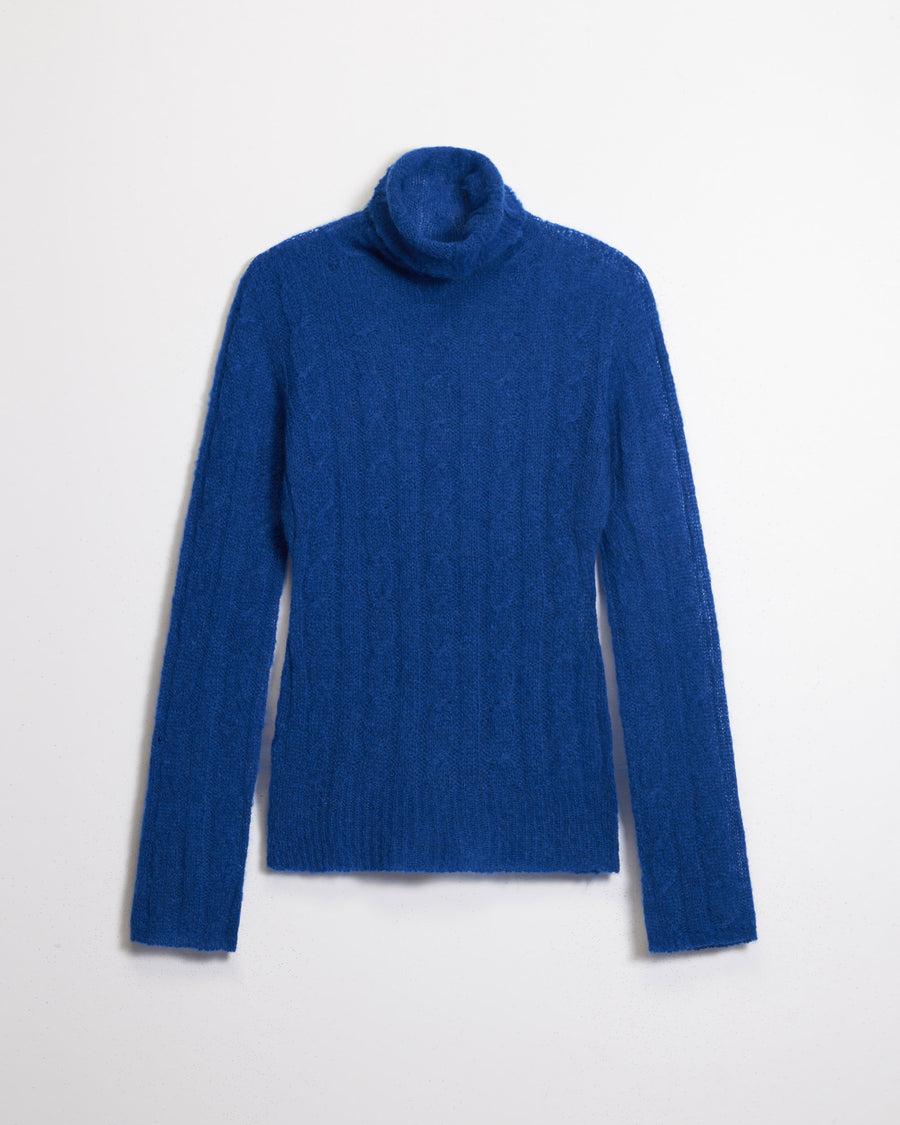 Scaglione TURTLE NECK SLIM CABLES ULTRALIGHT LIMONGE Economico