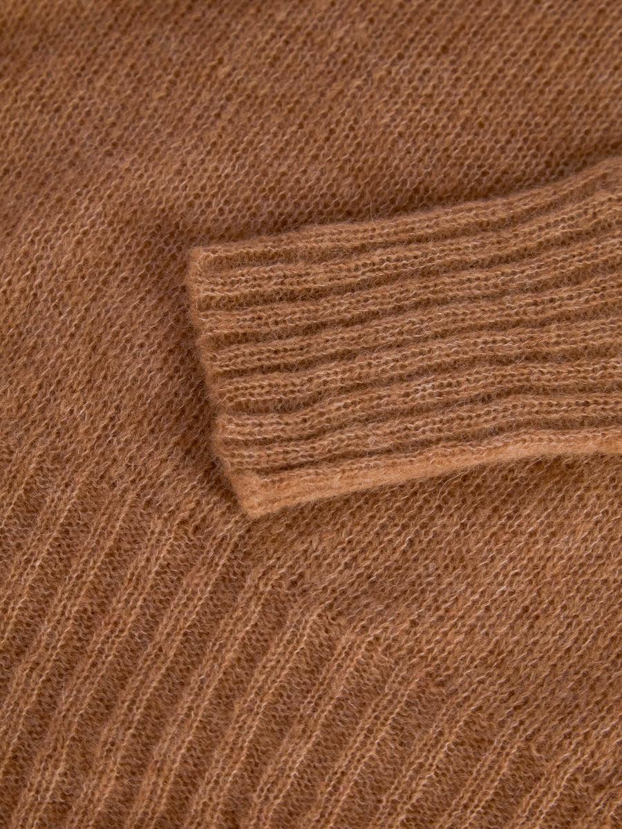 Scaglione TURTLE NECK RAGLAN SEAMLESS CARAMEL I Più Venduti
